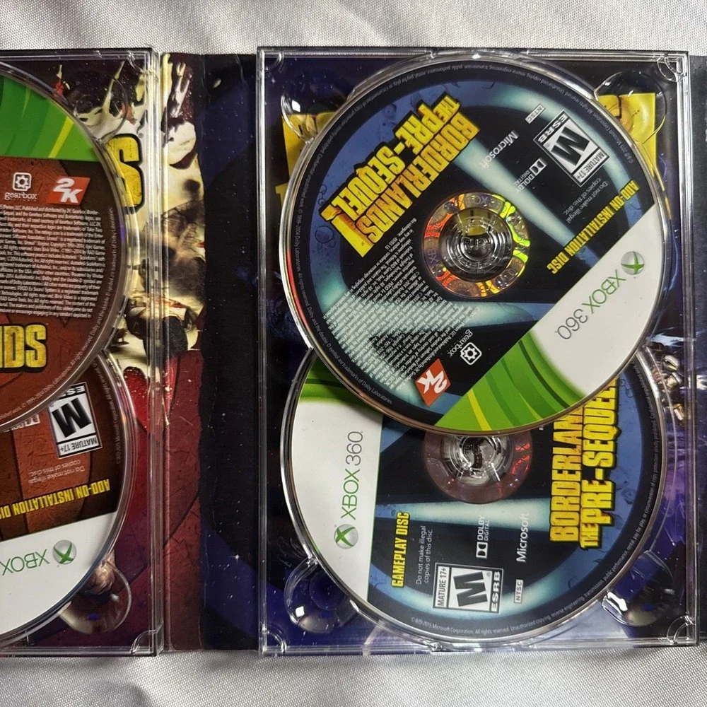 Borderlands Triple Pack - Microsoft Xbox 360 Complete In Box Video Games